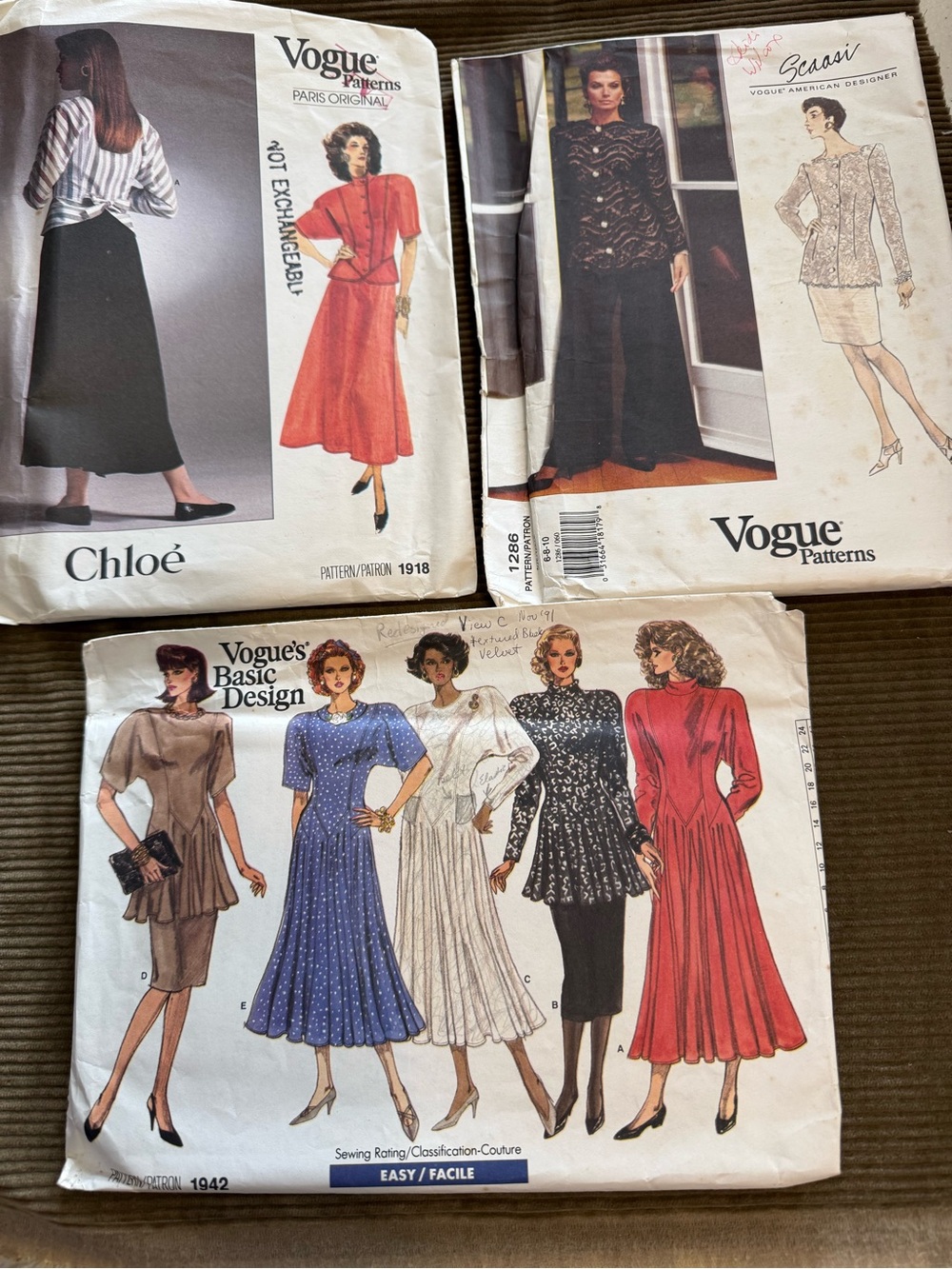 Vogue Patterns! Vintage!
